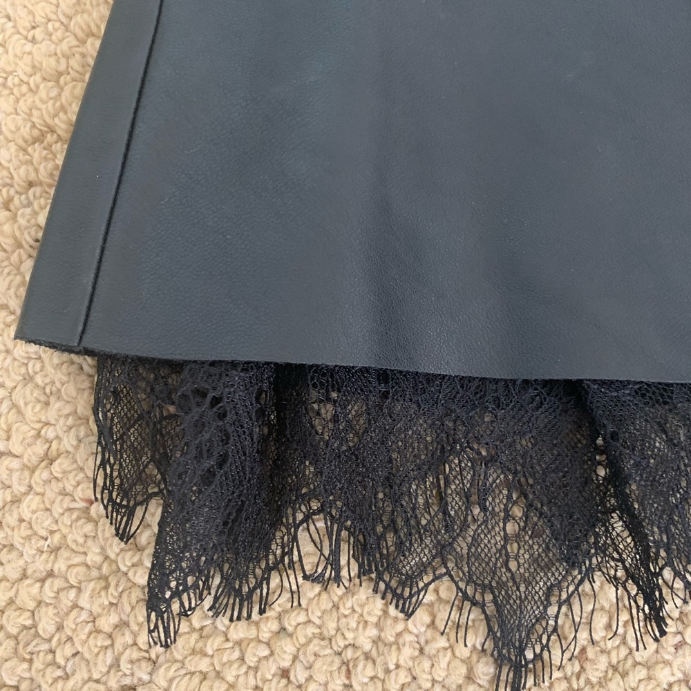 Black Leather Skirt